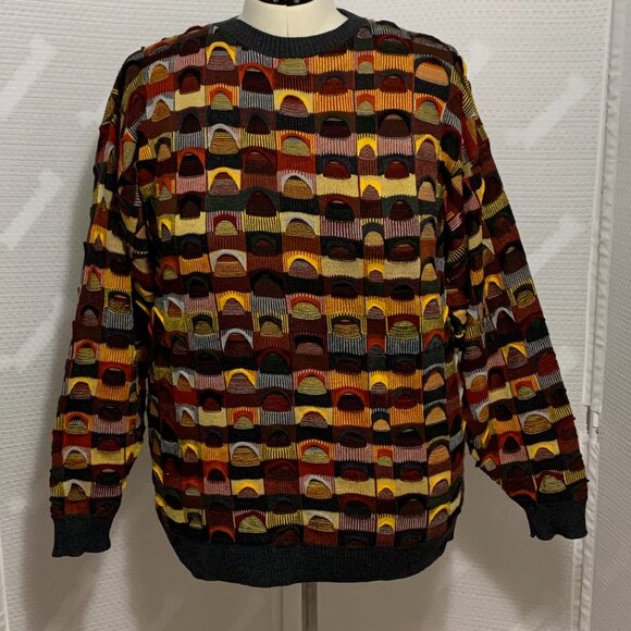 Protege Collection Other - Vintage Protege Collection Sweater Knit Crew Neck 90s Made In USA Mens XL